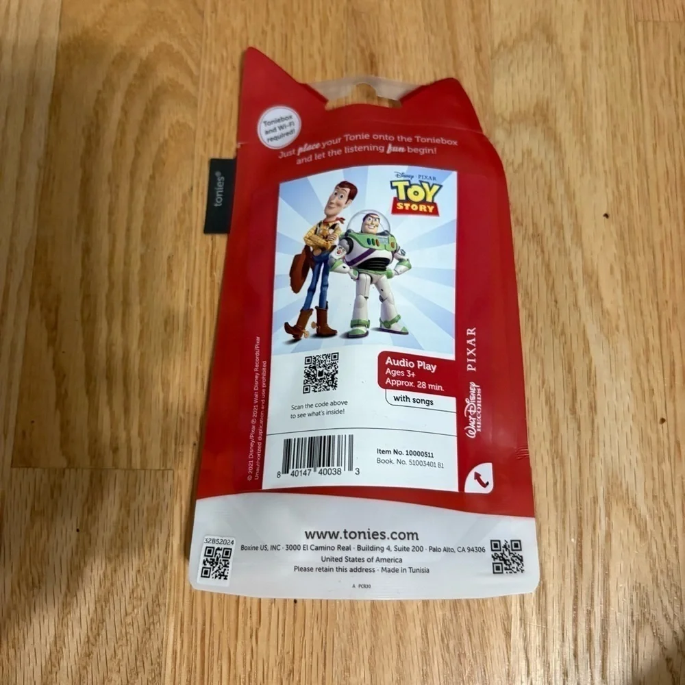 Tonies Disney Woody Audio Character - Red and Yellow NEW Cowboy Toy Story